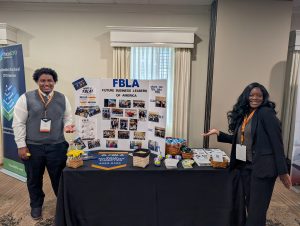 Dashawn and Chloe showcasing FBLA